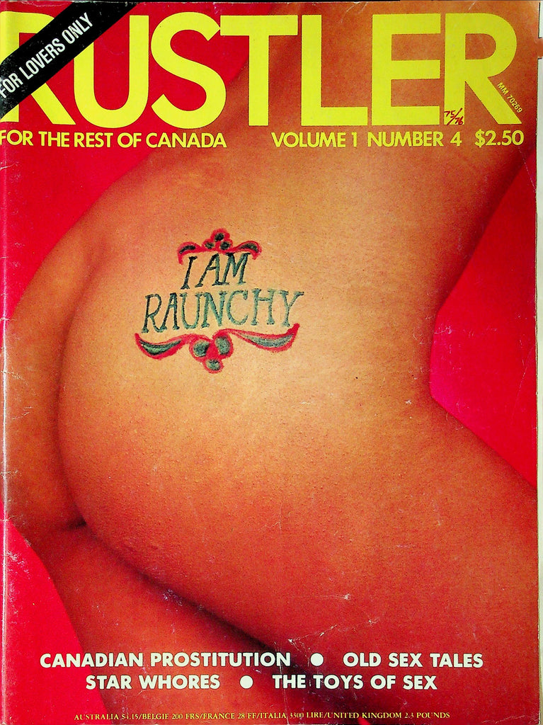 Hustler Canada Magazine The Toys Of Sexs Vol.1 No.4 1975 090925RP-