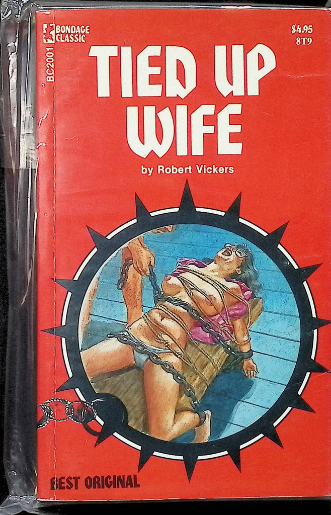 Tied Up Wife by Robert  Vickers BC2001 1970s Best Original Greenleaf Bondage Classic BDSM Bondage Fetish Adult Paperback Novel -111424AMP