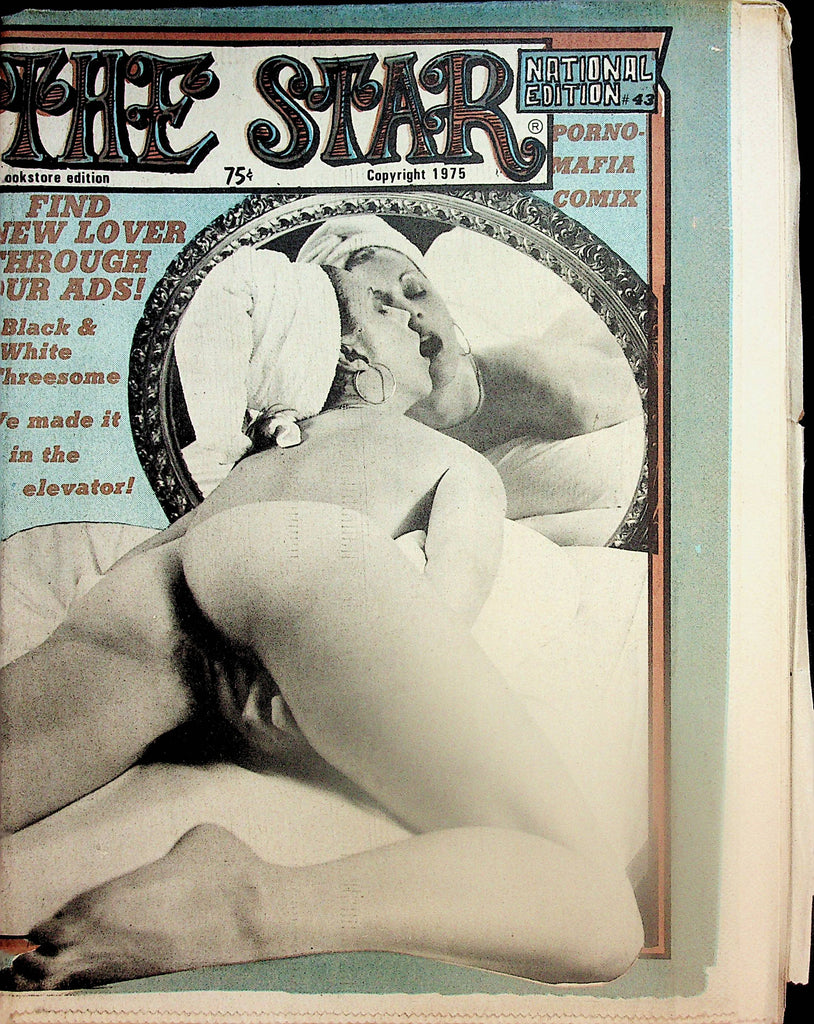 The Star National Edition Adult Newspaper  Black & White Threesome #43  1975      102324lm-p