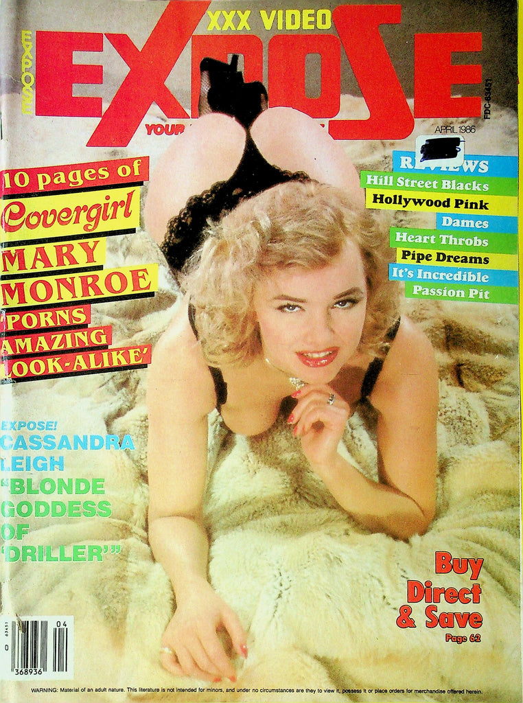 Expose Magazine Ft. Mary Monroe & Cassandra Leigh April 1986 092925RP-