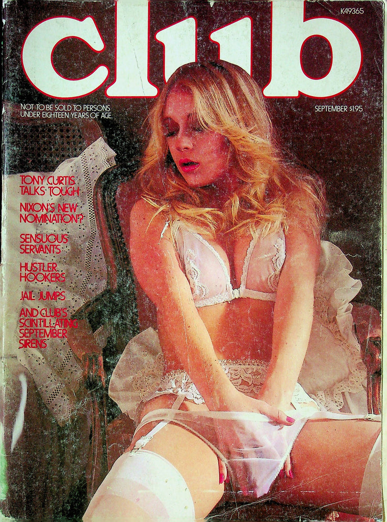Club Magazine Tony Curtis September 1977 052824RP
