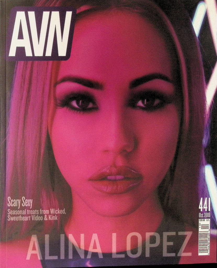 AVN Adult Video News Magazine #441 October 2019 Alina Lopez Aidra Fox & more 101825AMP