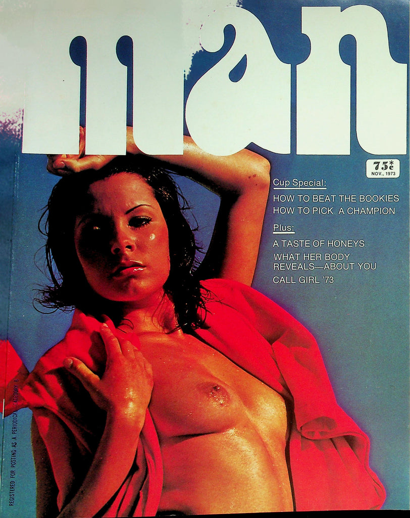 Man Magazine  A Taste Of Honeys / Girl Of The Month Marguerite  November 1973     012026lmp