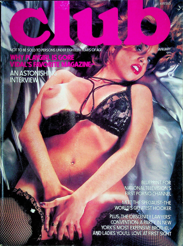 Club Magazine Gore Vidal Interview January 1977 102124RP