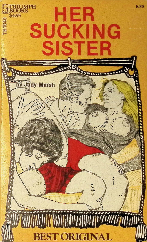 Her Sucking Sister by Judy Marsh TB1040 1970s Best Original Greenleaf Classics Triumph Books Press Adult Paperback Novel 071625AMP