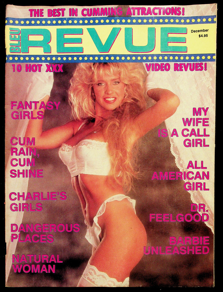 Bleu Revue Adult Magazine December 1980s/1990s Charlie's Girls & More 082026hrp-51