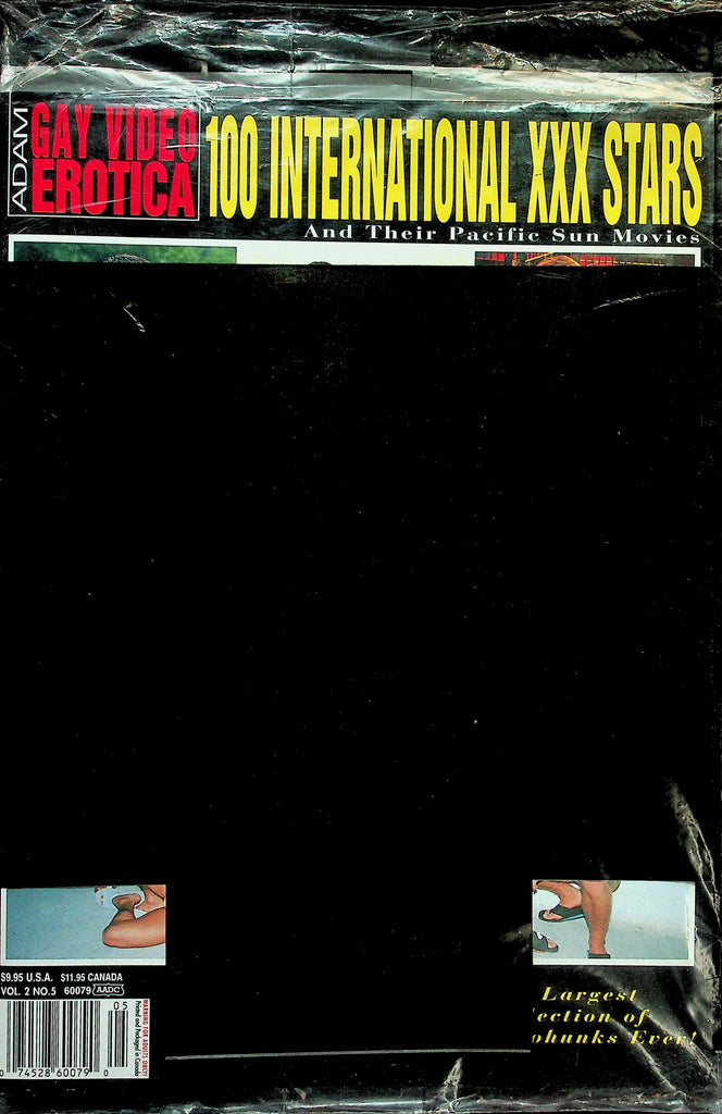Adam Gay Video Erotica Magazine   100 International XXX Stars vol.2 #5  new/sealed  122325lmp