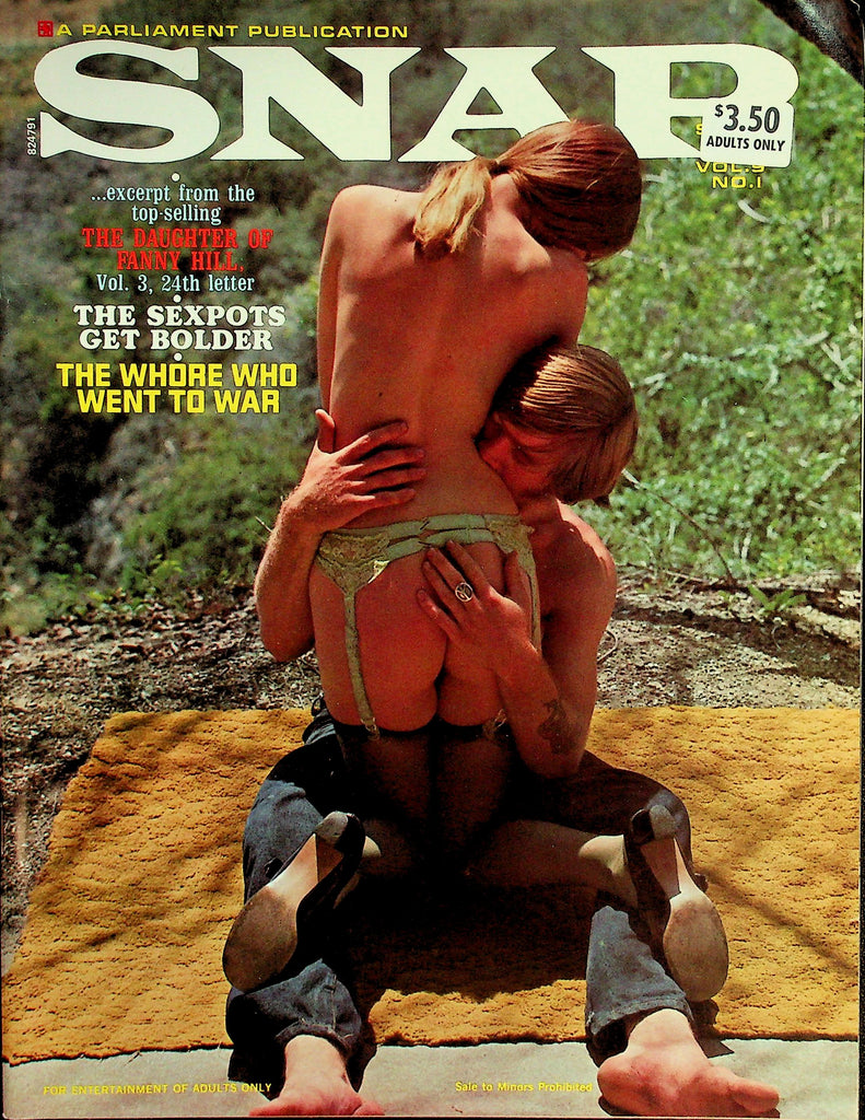 Snap Magazine  The Sexpots Get Bolder / The Whore Who Went To War  vol.9 #1 1969 Parliament     073026lmp-GSC