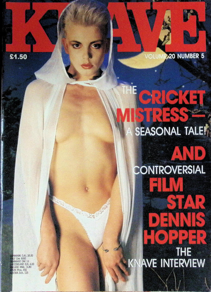 Knave Magazine Vol 20 #5 1988 Dennis Hopper  101826LLP