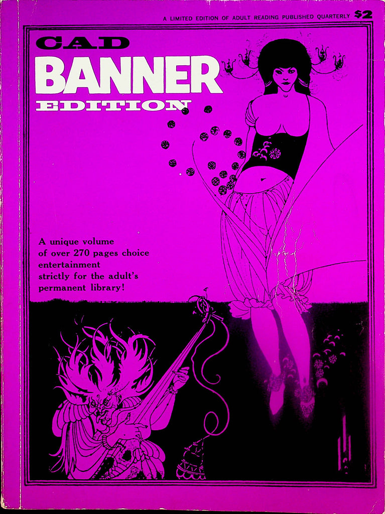 Cad Banner Edition Magazine  The Sexual Revolution / Nude In Velvet - Melba Becker vol.1 #5 1966    051624lm-p