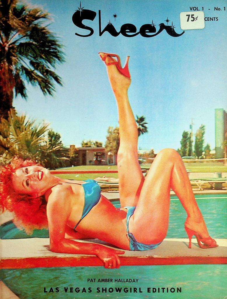 Sheer Magazine  Las Vegas Showgirl Edition - Covergirl Pat Amber Halladay  vol.1 #1  1959  082226lmp-GSC