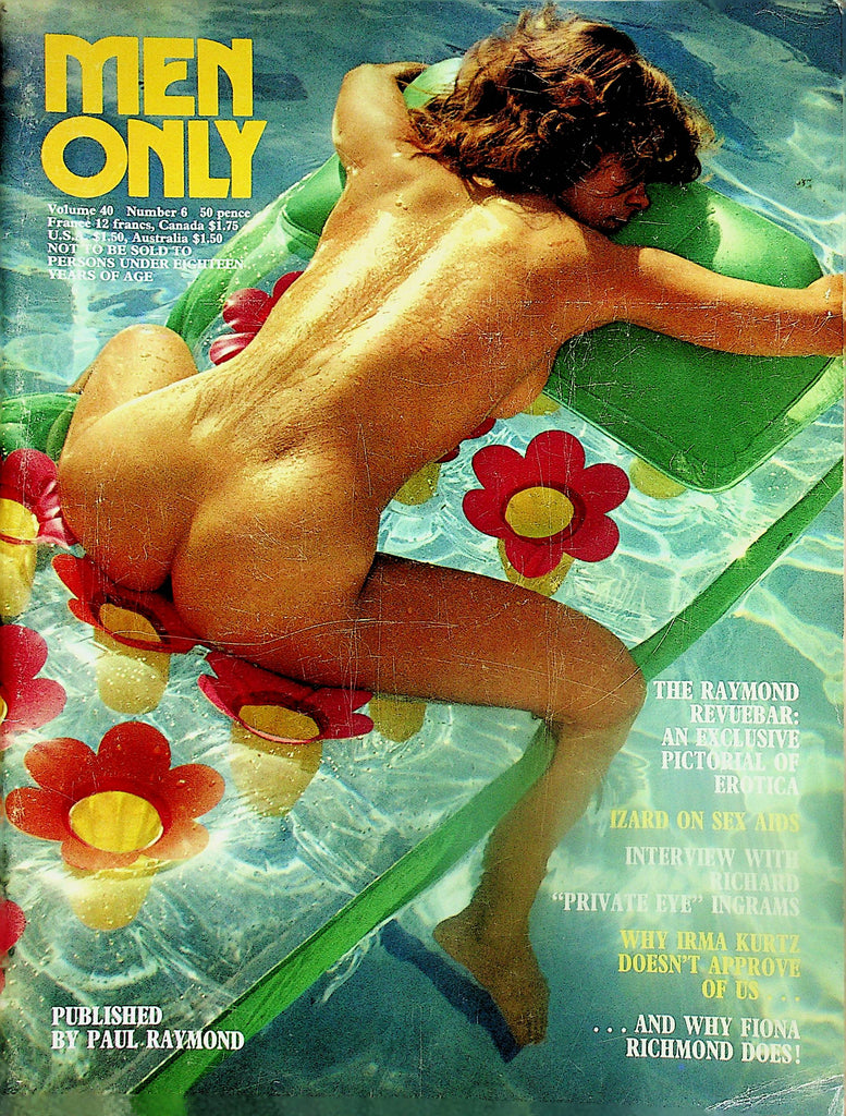Men Only Magazine Festival Of Erotica / Men Only Girl Centerfold Miss Peggy Sue Brooks  vol.40 #6  Paul Raymond   012825lm-p