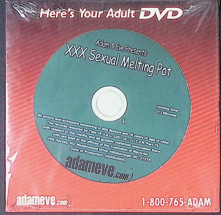 XXX Sexual Melting Pot Adult DVD Adam & Eve 022026AKDVD-A15
