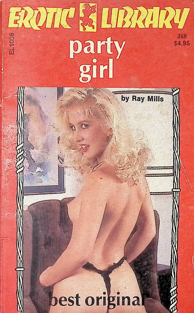 Party Girl by Ray Mills EL1006 1978 Best Original Erotic Library Greenleaf Classic Adult Erotic Paperback Novel-071224AMP