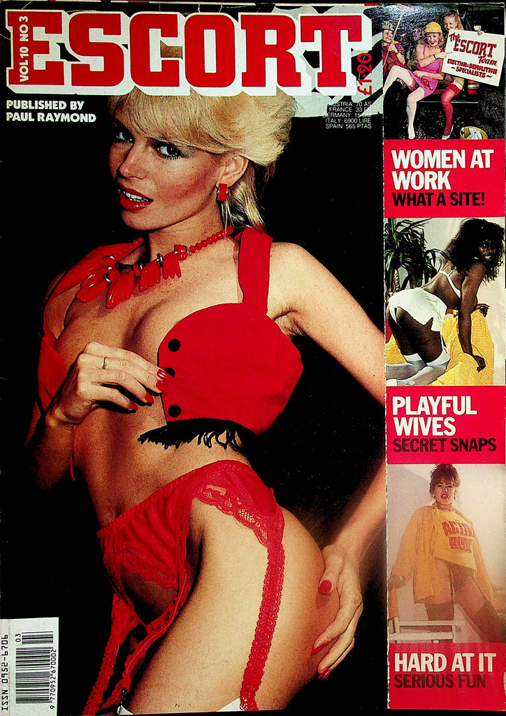 Escort Magazine  Covergirl Minna / Women At Work  vol.10 #3 1990  Paul Raymond    030425lm-p