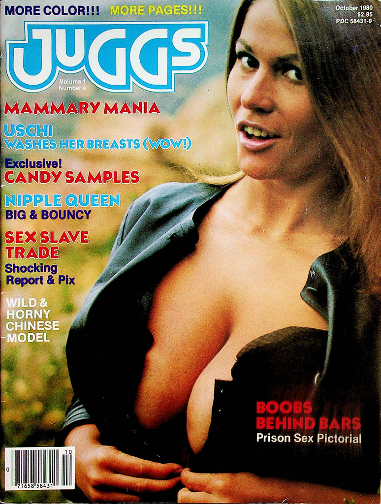 Juggs Busty Magazine  Covergirl Uschi Digard / Candy Samples / Lisa DeLeeuw  October 1980  070324lm-p