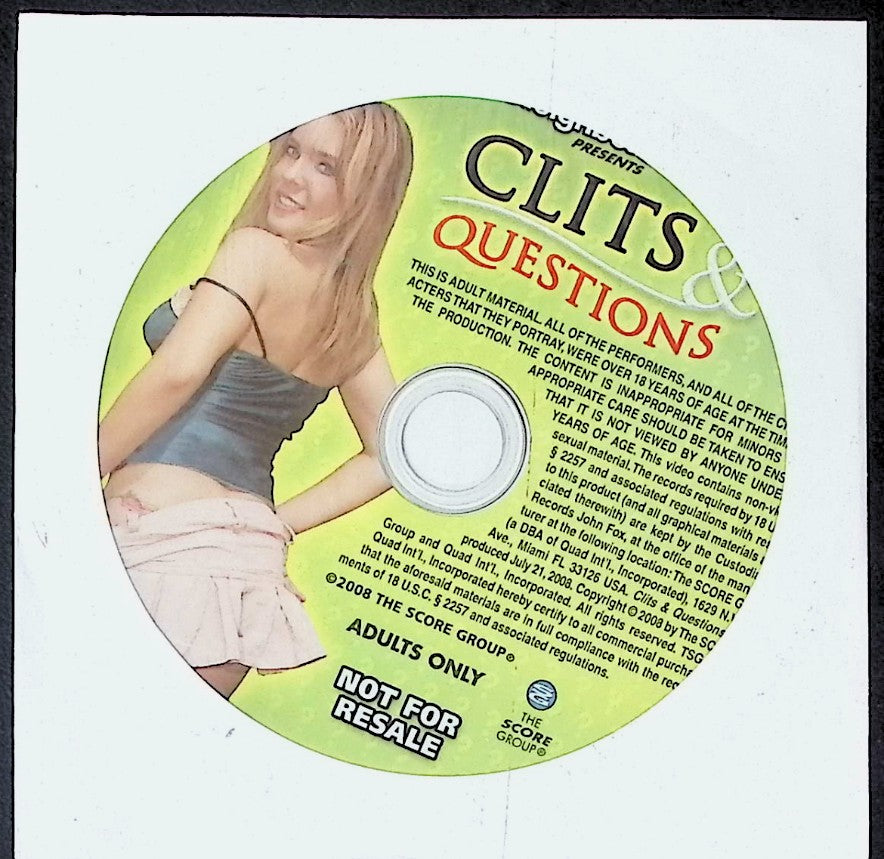 Naughty Neighbors Presents Clits & Questions Adult DVD 2008 Score Group 011326AKDVD-B18