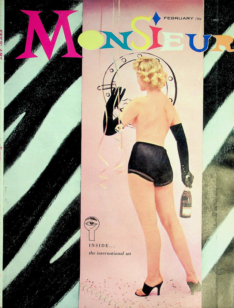 Monsieur Busty Magazine  Anita Ekberg / Jayne Mansfield  February  1960's 101526lmp-GSC