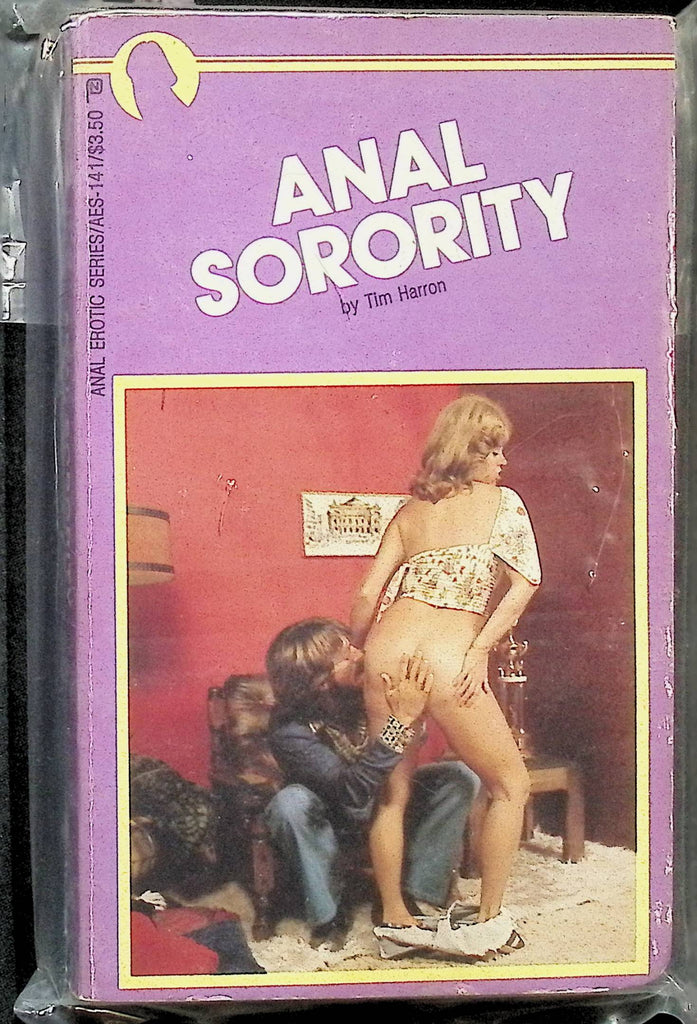 Anal Sorority by Tim Harron AES-141 1980s Anal Erotic Series Adult Paperback Novel -112024AMP