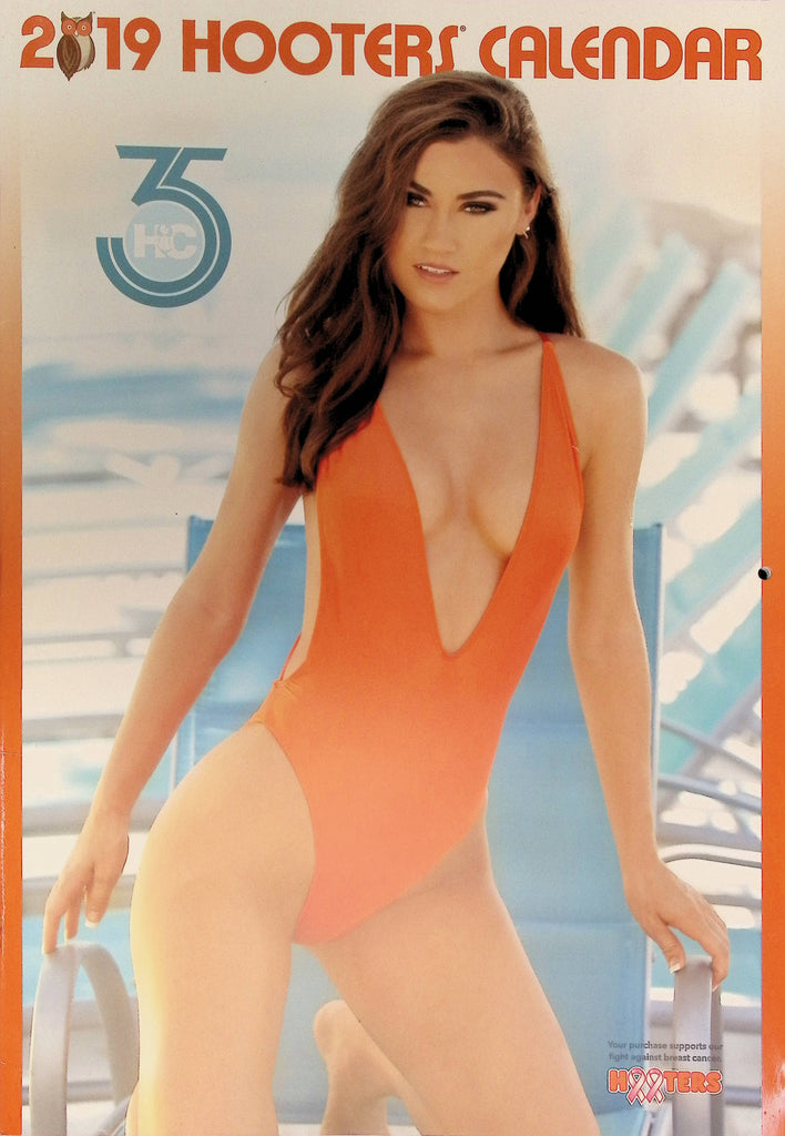 2019 Hooters Calendar 11x16" Wall Calendar 081425AMCAL