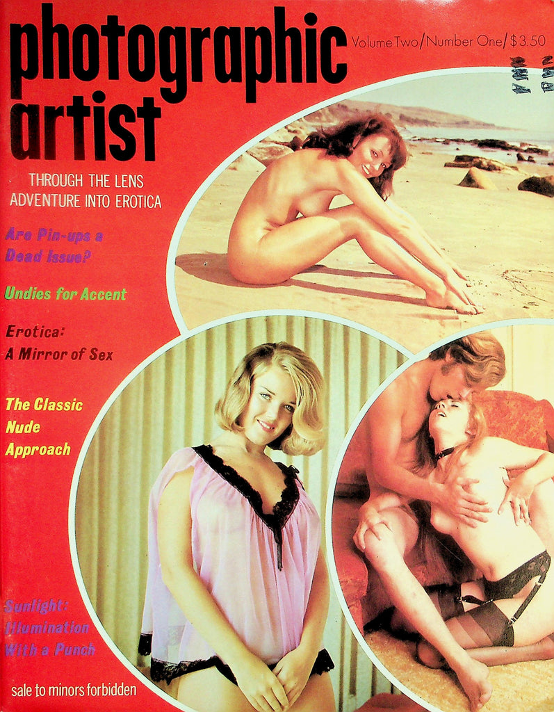 Photographic Artist Magazine  Through The Lens Adventure Into Erotica  vol.2 #1  1972   103026lmp-GSC