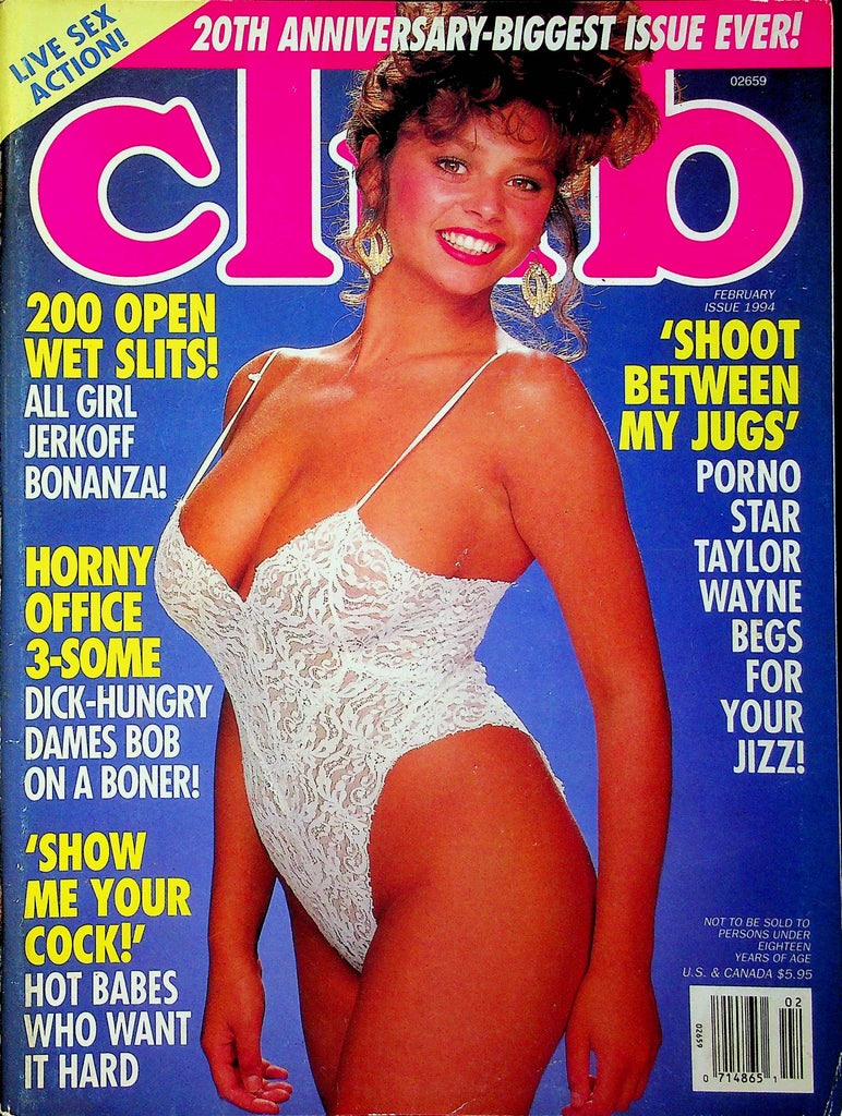 Club Magazine 20th Anniversary Issue Maria Whitaker February 1994 061223RP