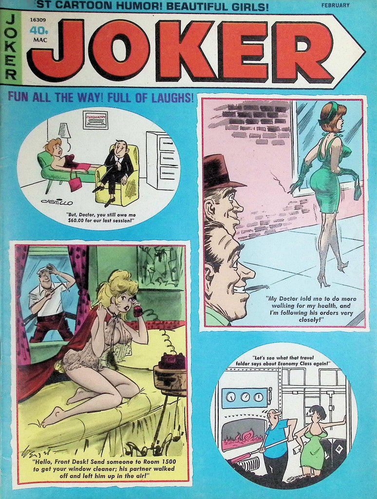 Joker Magazine March 1970s Best Cartoon Humor Full of Laughs 092126LLP