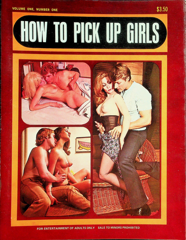 How To Pick Up Girls Magazine  The Pick Up / Fingered For Fun  vol.1 #1  1970's    091826lmp-GSC