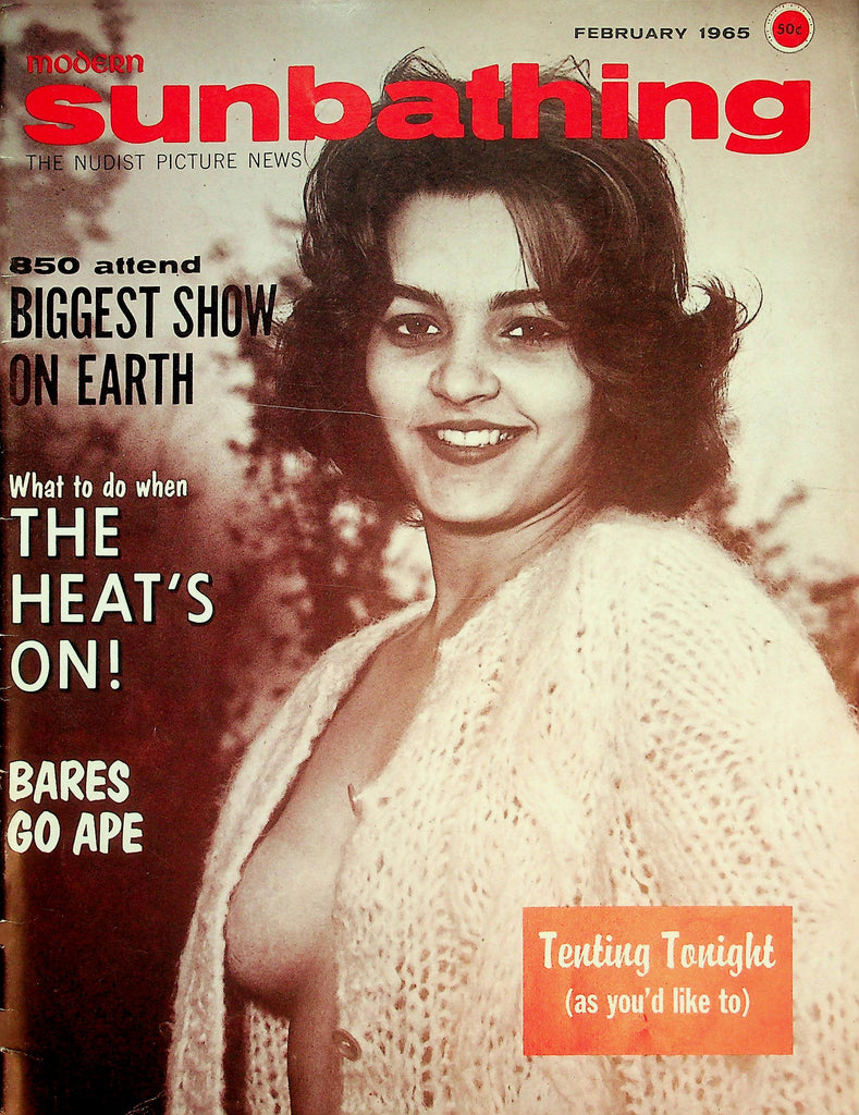 Modern Sunbathing Nudest Magazine What To Do When The Heat's On!  Februry 1965 072226lmp-GSC