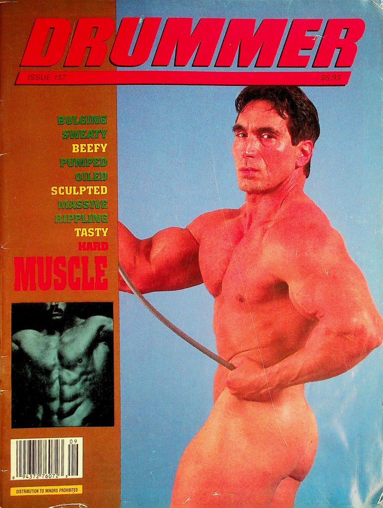 Drummer Gay Magazine  Cover Guy Brutus  #157  1992     101626lmp-GSC