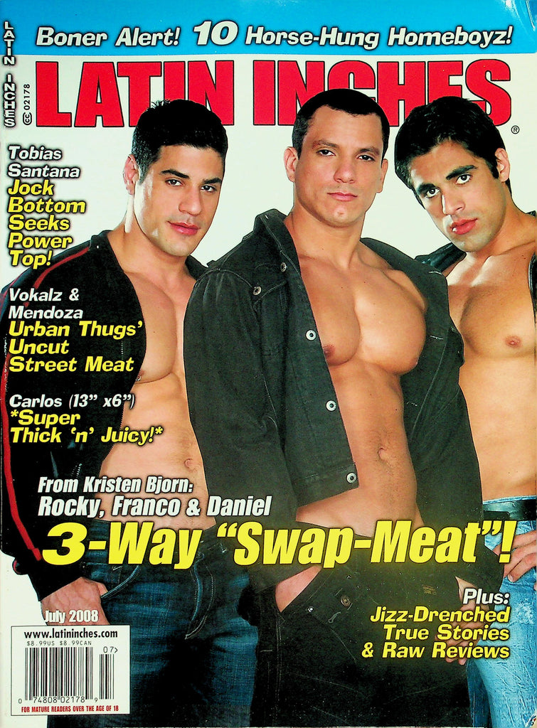 Latin Inches Gay Magazine  From Kristen Bjorn:  Rocky, Franco & Daniel  3-Way Swap-Meat!  July 2008    031426lmp