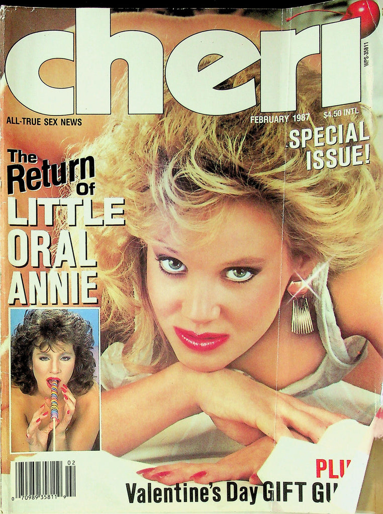 Cheri Magazine Valentine Special Issue Return Of Little Oral Annie February 1987 090925RP-