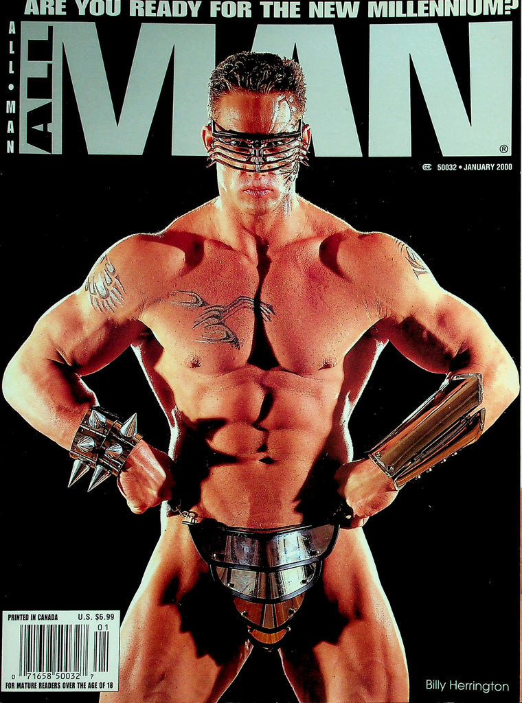 All Man Gay Magazine   Cover Guy Billy Herrington - You Ready For The New Millennium?  January 2000    041926lmp
