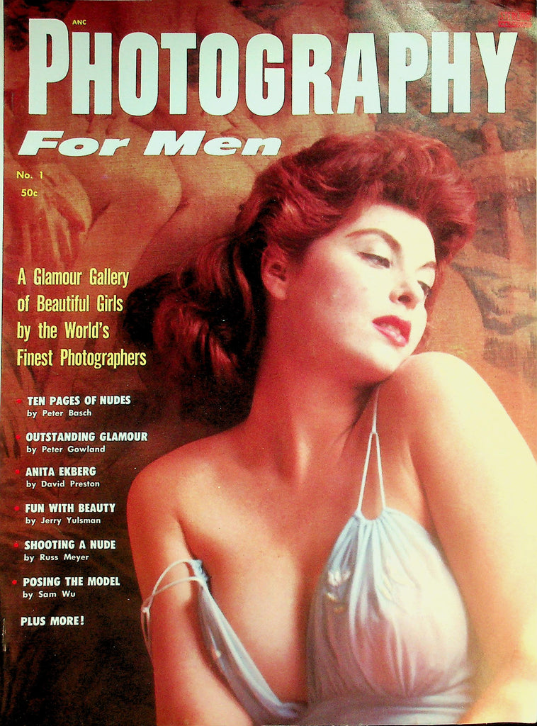 Photography For Men Magazine  Beautiful Girls by Finest Photographers - Anita Ekberg / Shooting A Nude by Russ Meyer  #1 1957  050726lmp