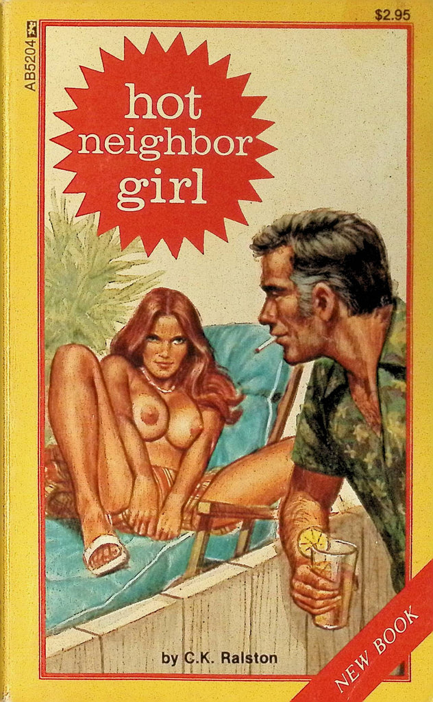 Hot Neighbor Girl by CK Ralston AB5204 1979 Greenleaf Classics Adult Paperback Novel 072325AMP