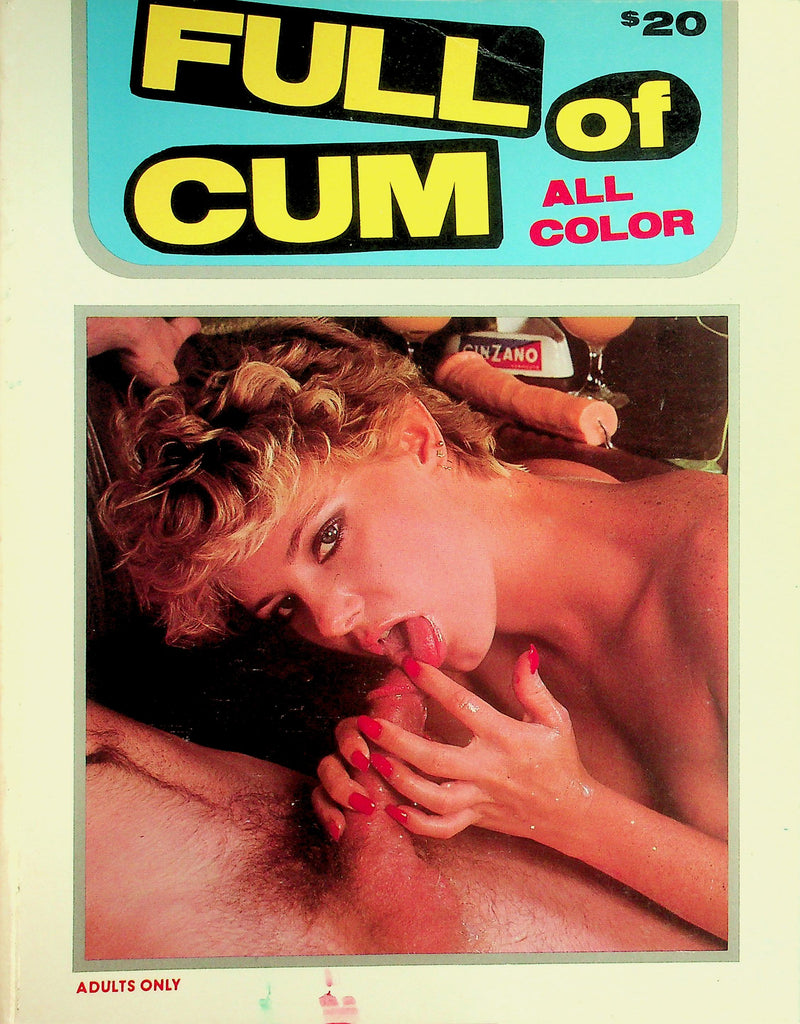 Full Of Cum Magazine  Hot Sticky Buns / Cum Drenched  #1 1980's  091526lmp-GSC