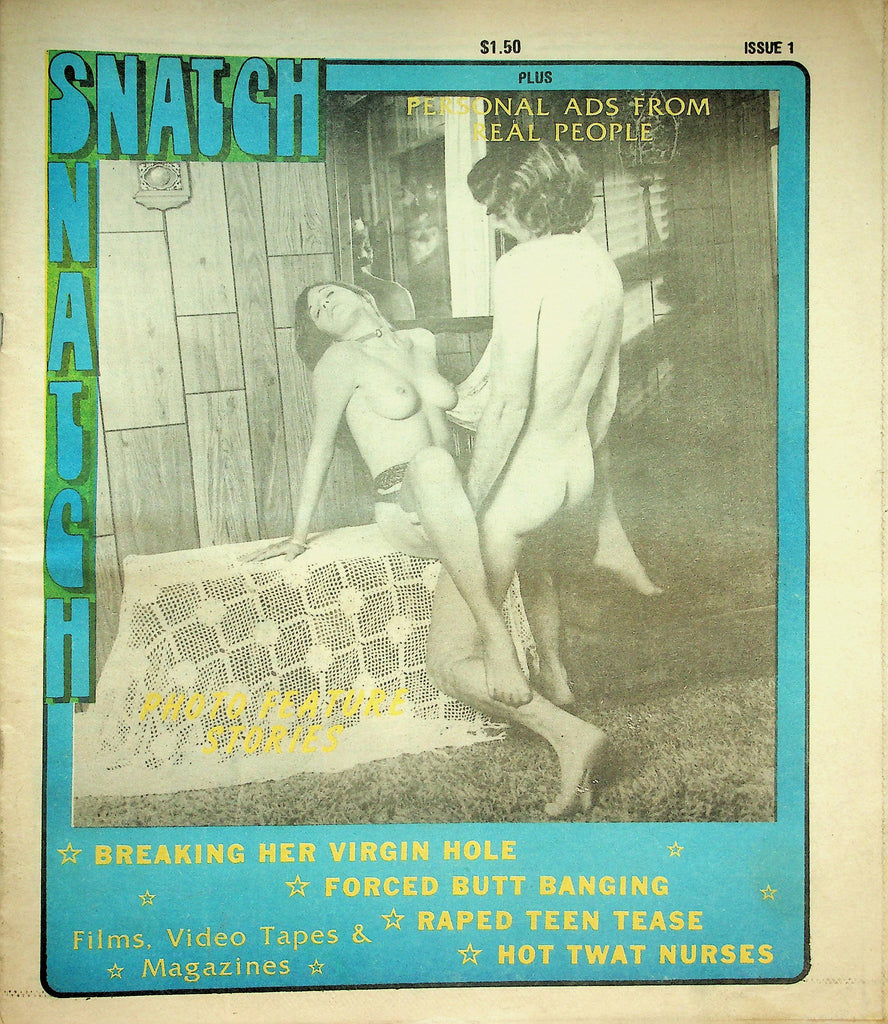 Snatch Adult Newspaper  Breaking Her Virgin Hole / Hot Twat Nurses  #1 1984   090726lmp-GSC