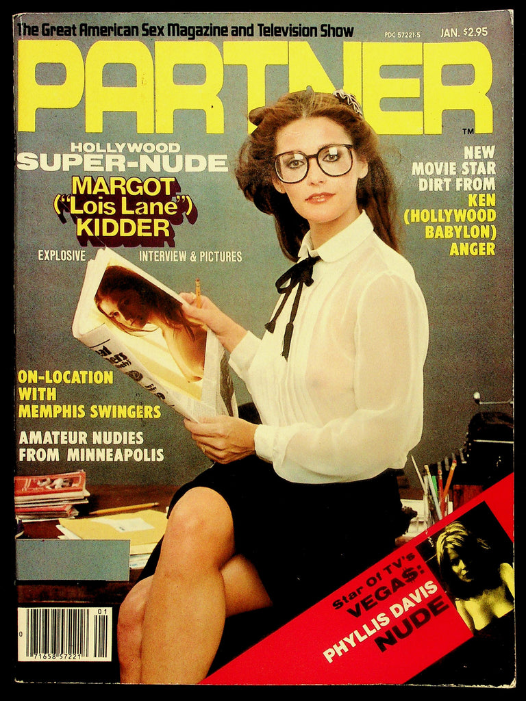 Partner Adult Magazine V1, No. 8 Jan 1980 Margot Kidder Covergirl 081726hrp-50