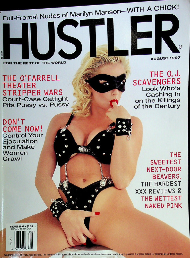 Hustler Magazine The O' Farrell Theater Stripper Wars August 1997 013125RP