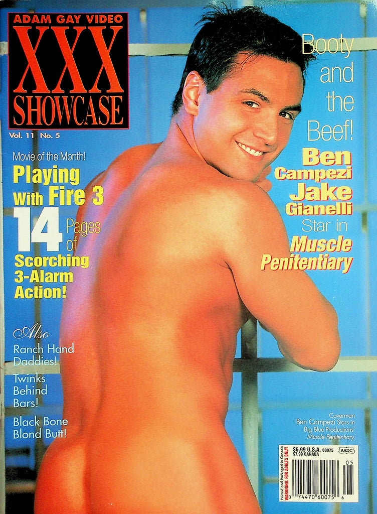 Adam Gay Video XXX Showcase Gay Magazine  Cover Guy Ben Campezi  vol. #5  November 2003   041726lmp