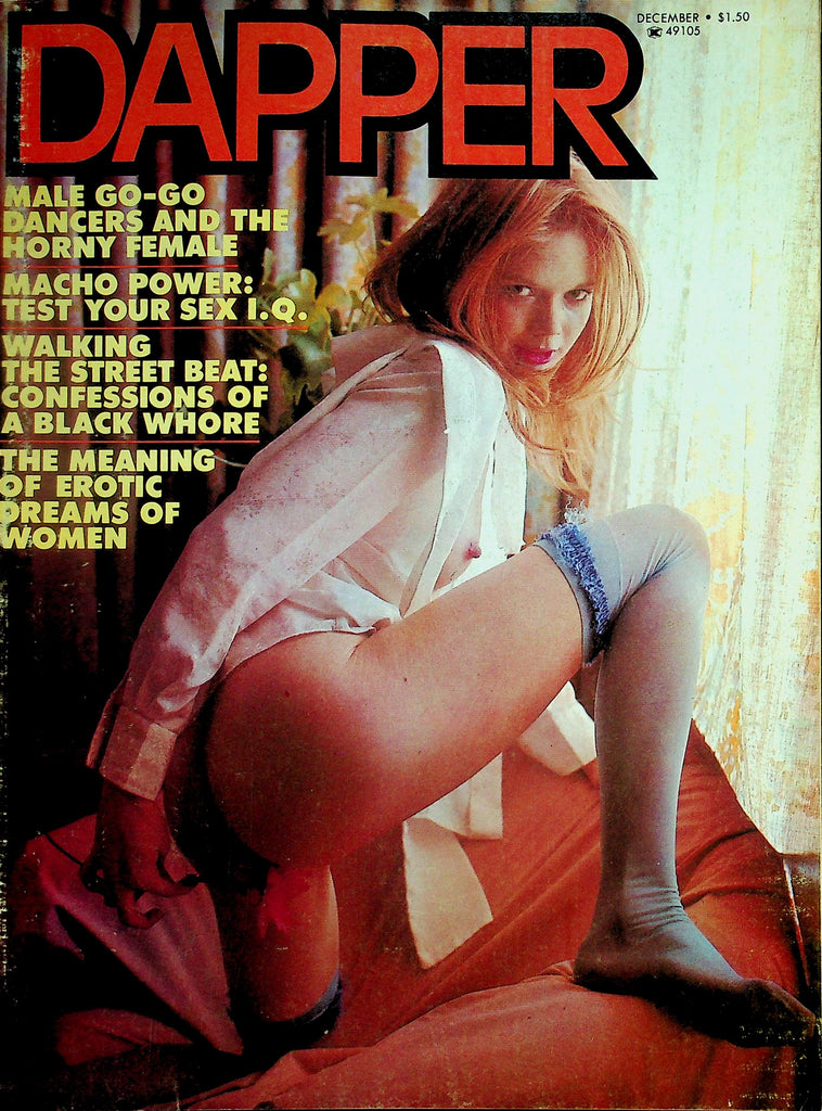 Dapper Vintage Magazine  California Girl Caroline Jackson / Test Your Sex I.Q.  December 1975    100726lmp-GSC
