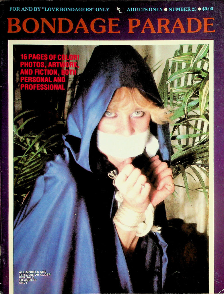 Bondage Parade Magazine  Covergirl Kiri Kelly  #23  March 1987   London Enterprises   033026lmp