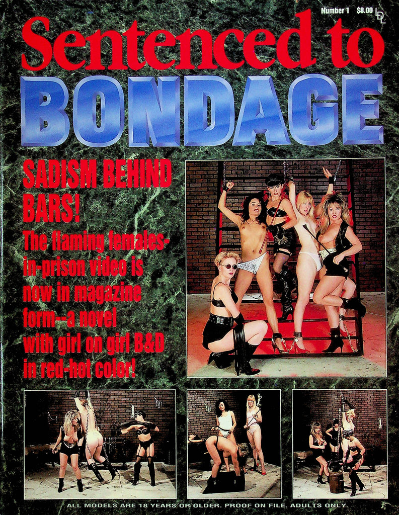 Sentenced To Bondage BDSM Magazine Sadism Behind Bars Issue No.1 November 1990 120924RP