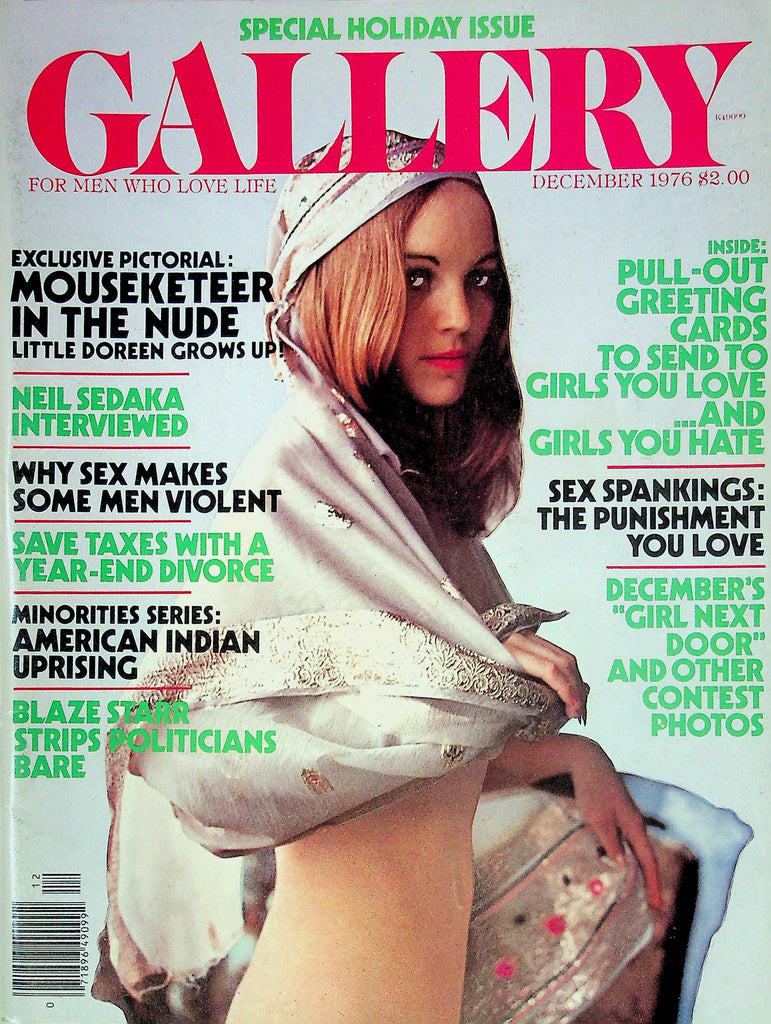 Gallery Magazine Ft. Neil Sedaka & Blaze Starr December 1976 072125RP-