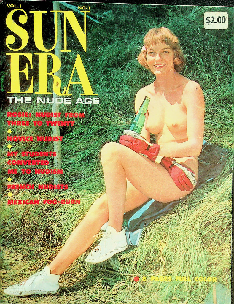 Sun Era The Nude Age Magazine  Covergirl Rosie / Novice Nudist / French Nudists  vol.1 #1  1962   081726lmp-GSC