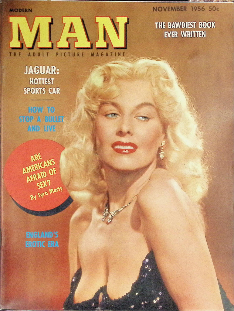 Man Magazine November 1956 Syra Marty Cover Girl   100426LLP