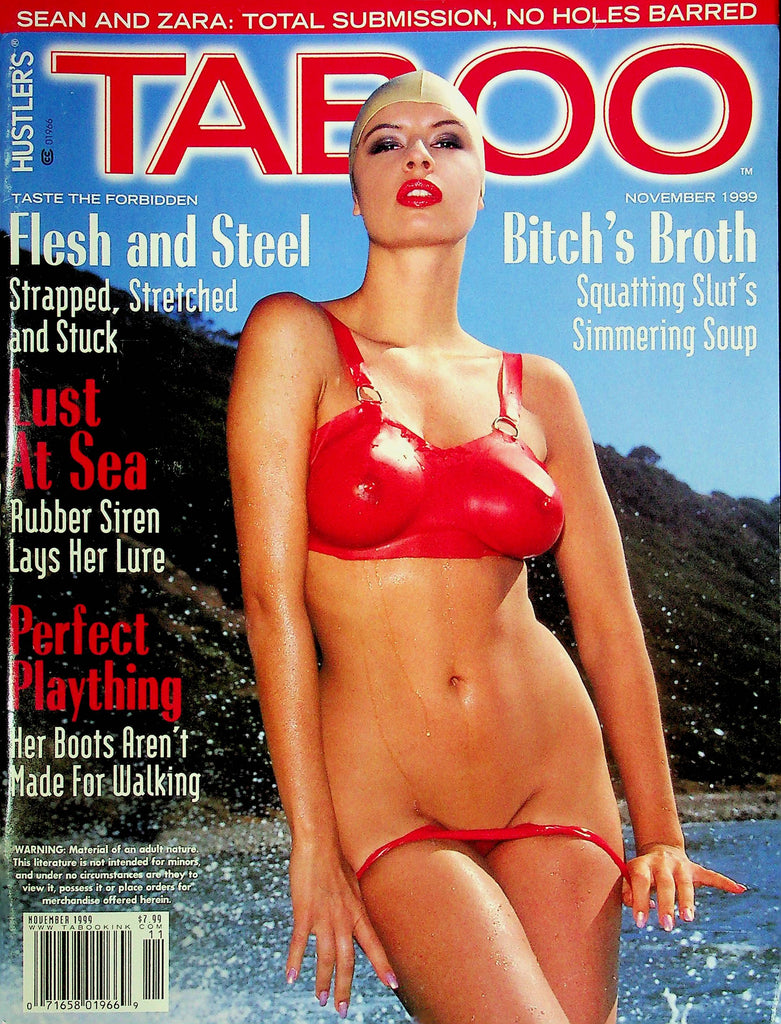 Hustler's Taboo BDSM Men's Magazine Sean & Zara November 1999 062424RP