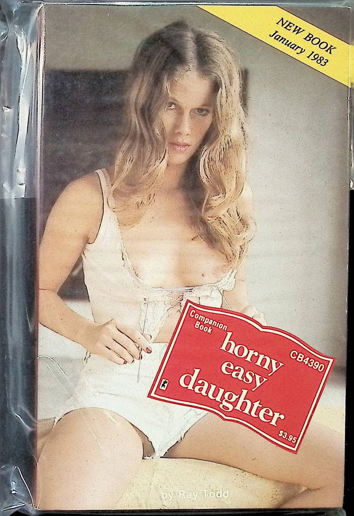 Horny Easy Daughter by Ray Todd CB4390 January 1983 Companion Book Greenleaf Adult Paperback Novel-082724AMP