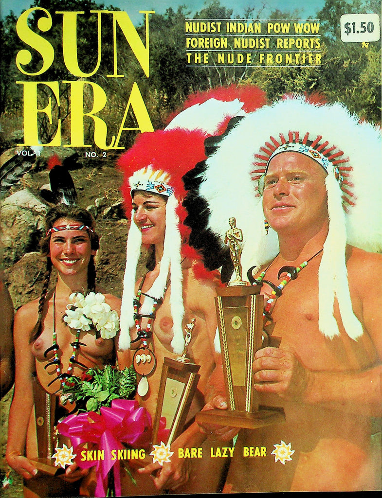Sun Era Nudist Magazine  Indian Pow Wow / Skin Skiing  vol. 1 #2  1962   090826lmp-GSC