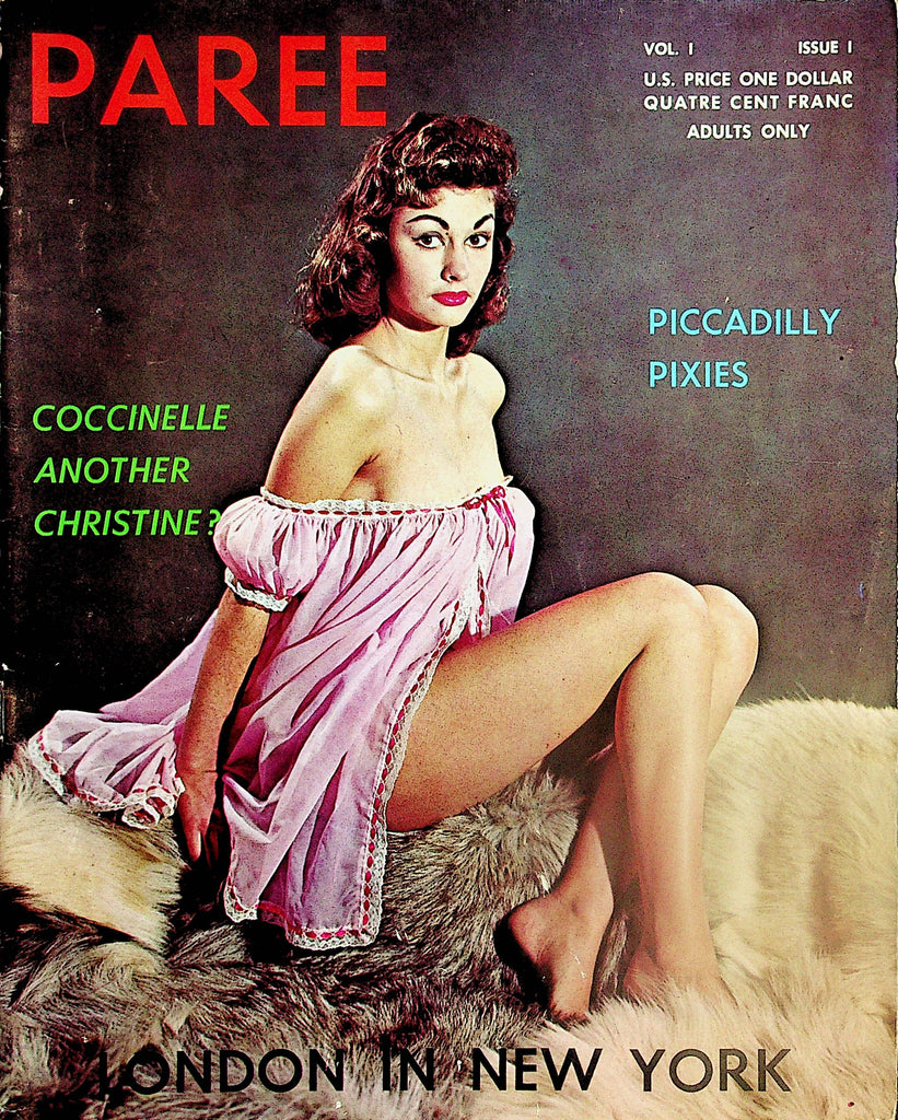 Paree Vintage Magazine   Piccadilly Pixies / London In New York   vol.1 #1  1960's      022324lm-p